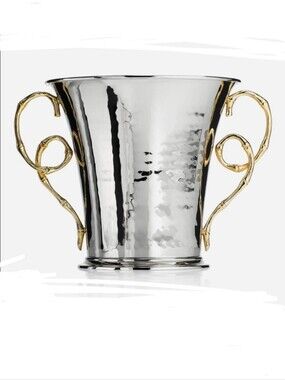 L'OBJET evoca champagne bucket wine chiller 24k gold